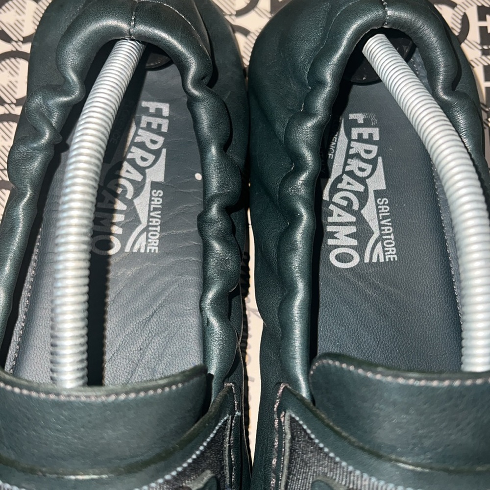 Green Ferragamo Casual Shoe - Picture 7 of 7